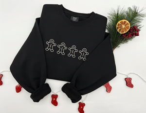 Gingerbread men Embroidered Sweatshirt | Christmas Crewneck | Holiday Gifts | Cozy Lounge Wear | Lightweight Sweatshirt il_794xN.7335889707_p8y5.jpg
