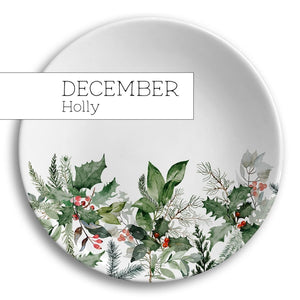 Birth Flower Jewelry Dish, Personalized Ceramic Gift for Her, Wildflower Ring Holder, Mother's Day Gift
