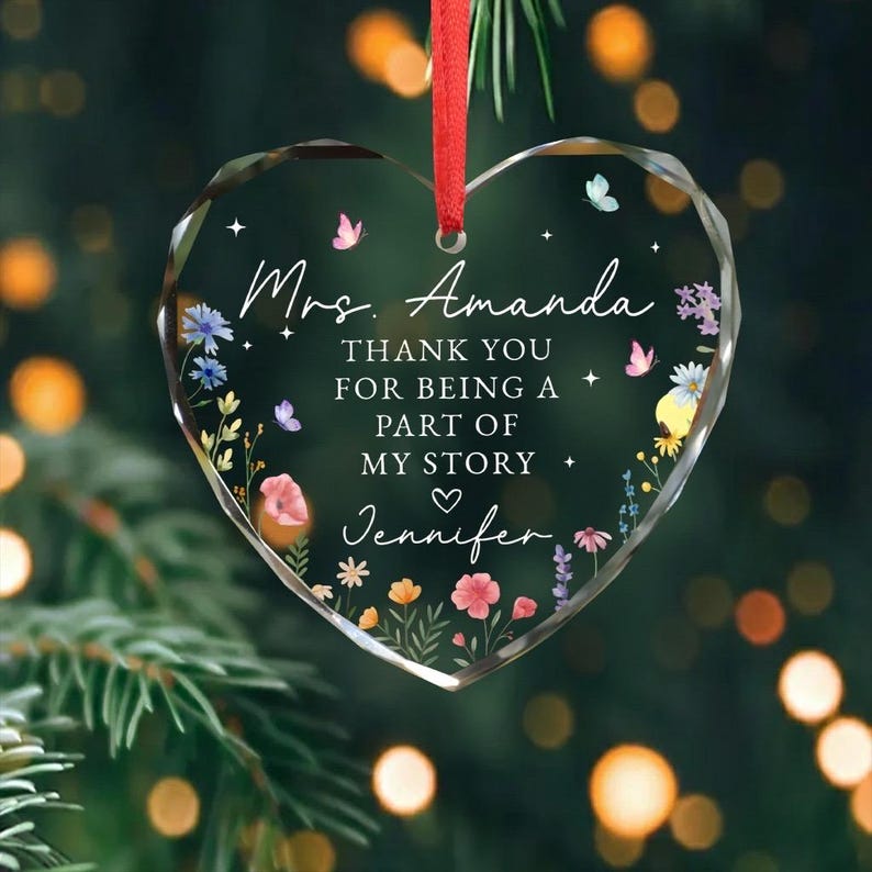 Personalized Appreciation Gift, Retirement Thank You Gift, Thank you for being a part of my journey, Gift for Coworker,Teacher Gift Keepsake