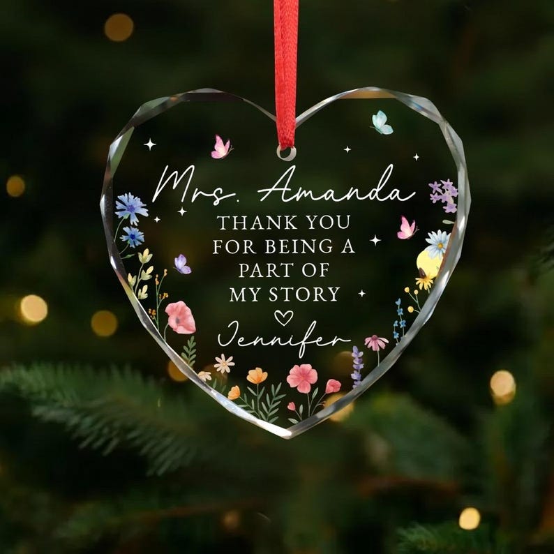 Personalized Appreciation Gift, Retirement Thank You Gift, Thank you for being a part of my journey, Gift for Coworker,Teacher Gift Keepsake