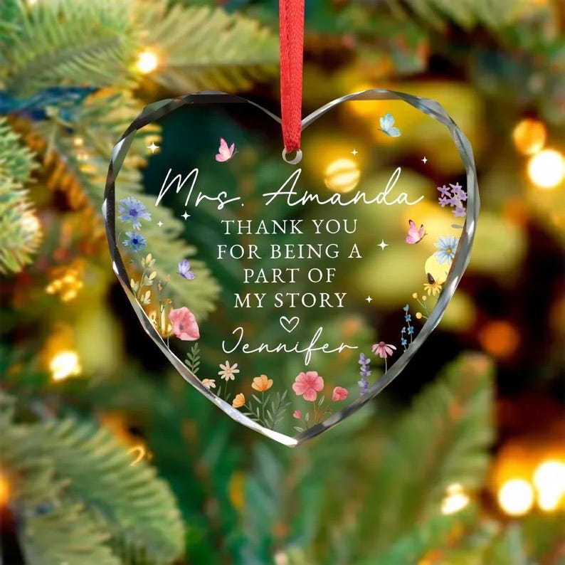 Personalized Appreciation Gift, Retirement Thank You Gift, Thank you for being a part of my journey, Gift for Coworker,Teacher Gift Keepsake