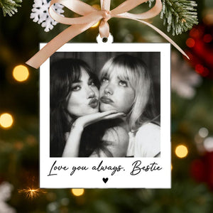 Personalized Best Friend Gifts: Custom Acrylic Bestie Ornament, Best Friend Birthday Gifts