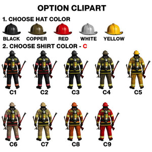 Personalized Firefighter Christmas 2025 Ornament, Custom Firefighter On Duty Acrylic Ornament, Fireman Dad Gift, Christmas Firefighter Gifts