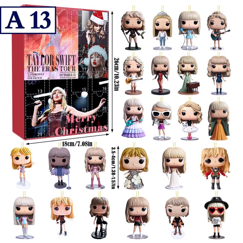 Emotional Support Advent Calendar,Capybara/National Parks Advent Calendar,Christmas Tree Ornaments;Acrylic Charm Countdown,Kids Surprise Box