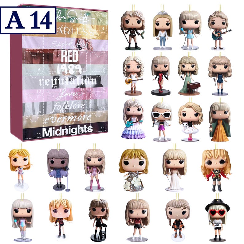 Emotional Support Advent Calendar,Capybara/National Parks Advent Calendar,Christmas Tree Ornaments;Acrylic Charm Countdown,Kids Surprise Box