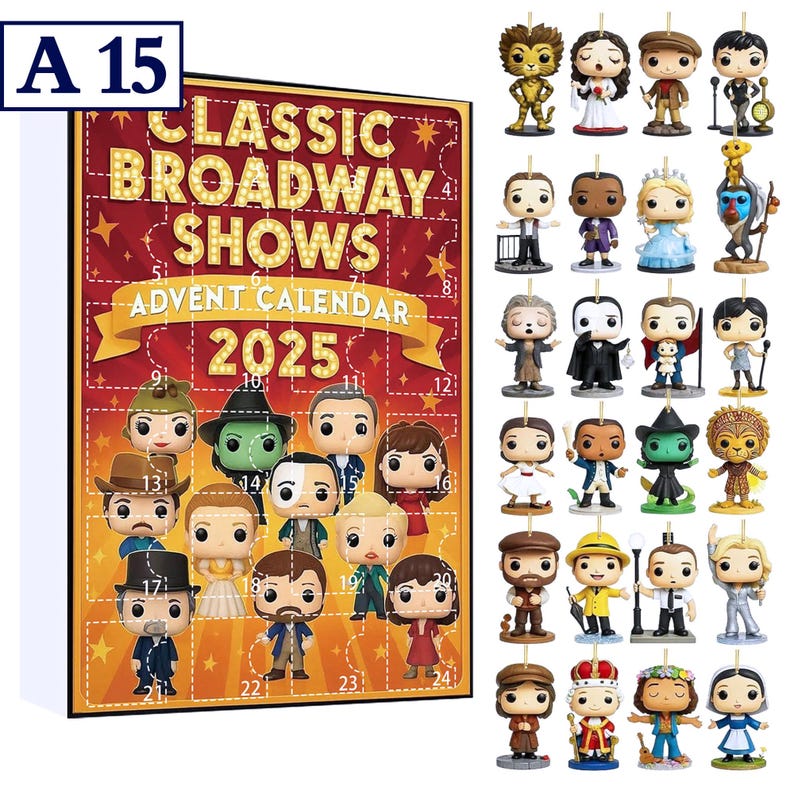 Emotional Support Advent Calendar,Capybara/National Parks Advent Calendar,Christmas Tree Ornaments;Acrylic Charm Countdown,Kids Surprise Box