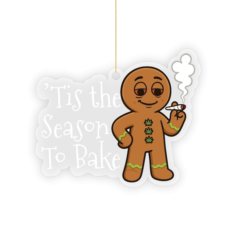 Funny Saying Christmas Ornaments: Gag Gift Holiday Decor