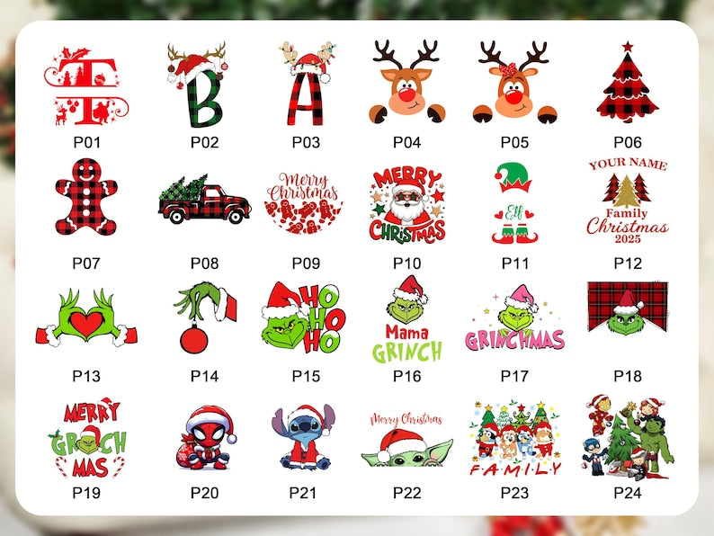 Personalized Grinch Christmas Family Pajamas Set, Holiday Sleepwear for Kids & Adults, Family Matching Holiday Pyjamas Set, Christmas Gifts