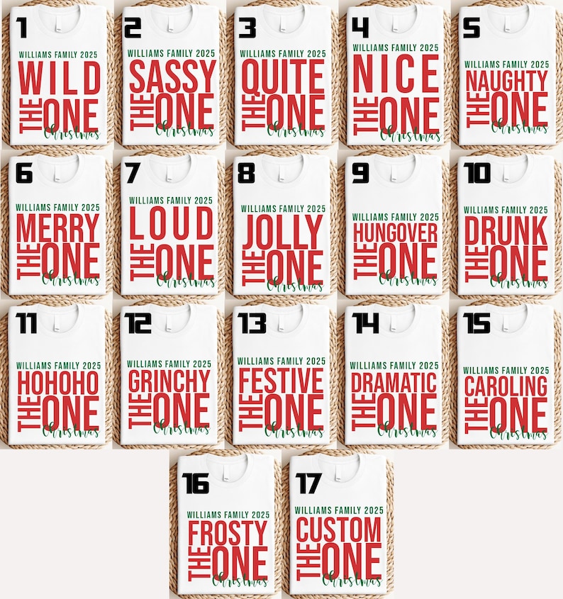 Custom Family Christmas Pajama Shirt, Funny Friends Matching Xmas Tee, Personalized Family PJ Tops, Cute Holiday Outfit Gift