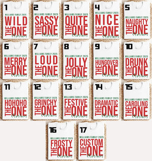 Custom Family Christmas Pajama Shirt, Funny Friends Matching Xmas Tee, Personalized Family PJ Tops, Cute Holiday Outfit Gift