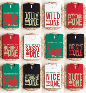 Custom Family Christmas Pajama Shirt, Funny Friends Matching Xmas Tee, Personalized Family PJ Tops, Cute Holiday Outfit Gift