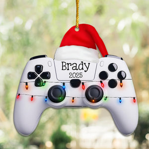 Personalized Gaming Ornament 2025, Gamer Gifts For Boys And Girls, Gaming Christmas Keepsake Gift For Kids Friend, Gifts For Gamers