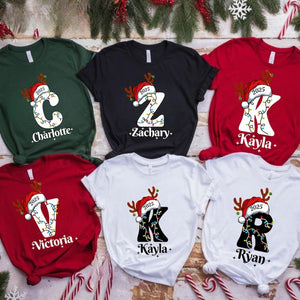 Custom Christmas Family Name 2025 Shirt, Christmas 2025 Shirt, Christmas Family Pajamas, Christmas Shirts