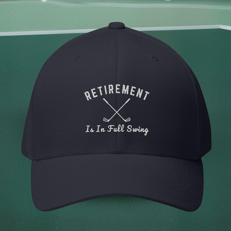 Retirement Gift For Men, Retirement Hat, Police Retirement, Golf Retirement Gift, Retired Coworker, Retirement Is In Full Swing Hat
