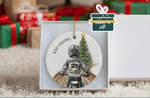 Motocross or ATV Personalized Christmas Ornament 2025 Custom Gift for Motocross Riders, Dirt bike lovers, and Off-road Families.