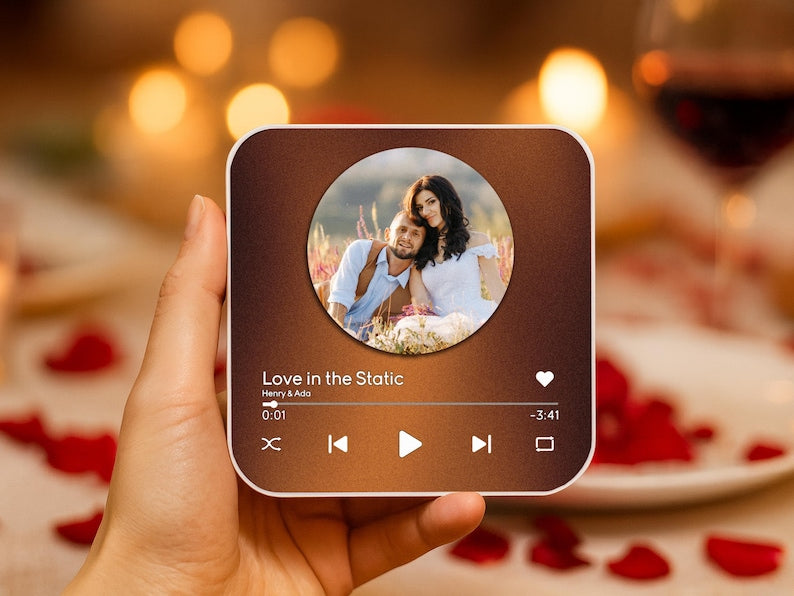 Custom Music Fridge Magnets Personalized Song Magnets That Can Plays Music Anniversary Gifts Valentine's Day Gifts For Her, Photo Magnets
