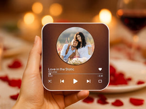 Custom Music Fridge Magnets Personalized Song Magnets That Can Plays Music Anniversary Gifts Valentine's Day Gifts For Her, Photo Magnets
