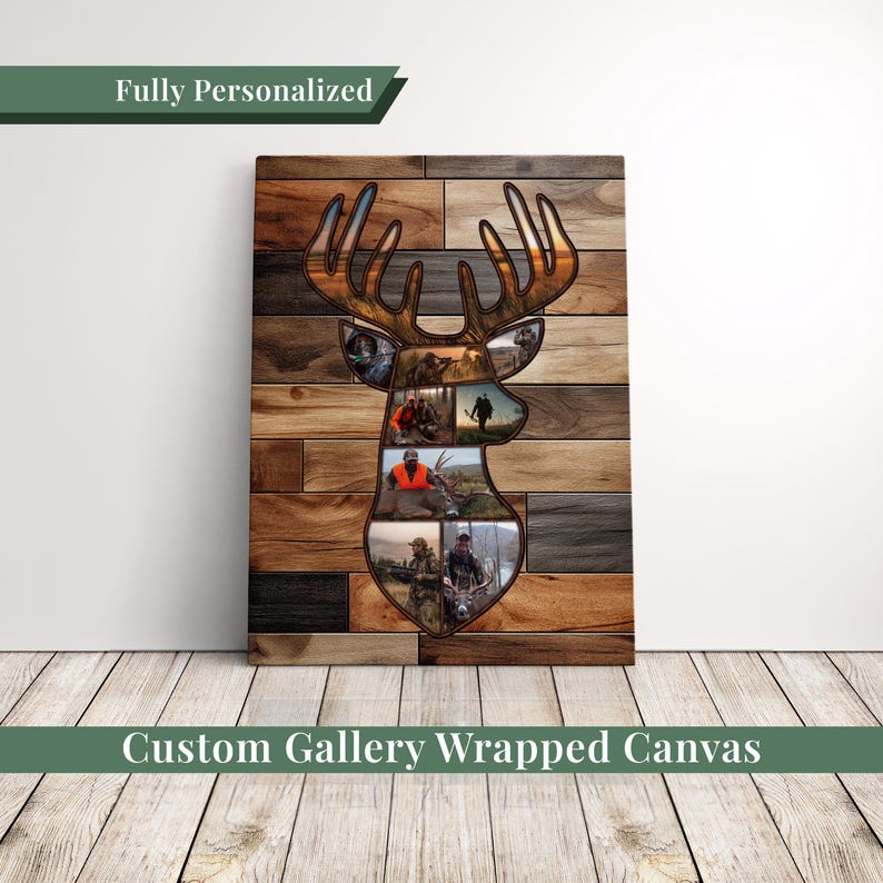 Deer Hunting Gifts Wall Art Personalized Gift For Husband Sentimental Gifts For Boyfriend Gifts For Men Who Have Everything Canvas Print