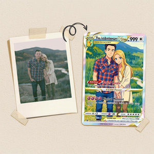 Custom Poke Anniversary Card, Personalized Poke Card For Couple, Acrylic Metal Poke Card,Gift For Him Her, Wedding Birthday Gift, Poke Gift