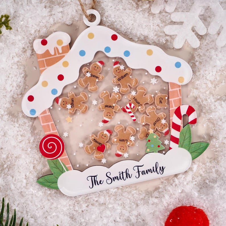 2025 Christmas Ornament, Custom Xmas Tree Decoration, Custom Xmas Acrylic Bauble, Personalized Holiday Keepsake, Christmas Family Gifts