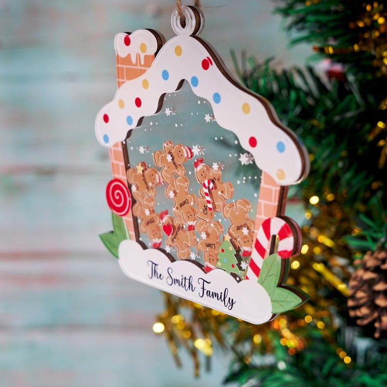 2025 Christmas Ornament, Custom Xmas Tree Decoration, Custom Xmas Acrylic Bauble, Personalized Holiday Keepsake, Christmas Family Gifts