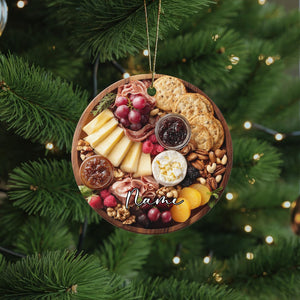 Glass Charcuterie Board Christmas Ornament - BKLYN Larder