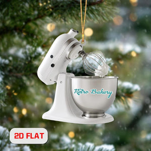Personalized Baking Mixer Christmas Ornament: Baker Gift