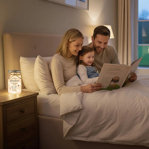 Inspirational Daughter Gift: Glowing Mason Jar Night Light