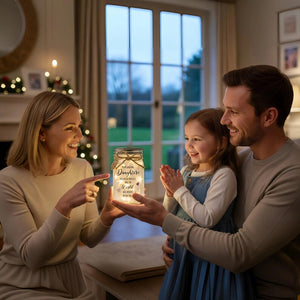 Inspirational Daughter Gift: Glowing Mason Jar Night Light
