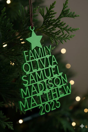 Travel Goal Destination Of The Year - Personalized DIY Mirror Acrylic Ornament