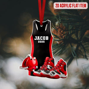 Wrestling Ornament,Wrestler Gift,Wrestling Shaped Ornament,Wrestling Lovers Gift,Sports Ornament,Singlet Ornament,Boys Wrestling,Gym Trainer