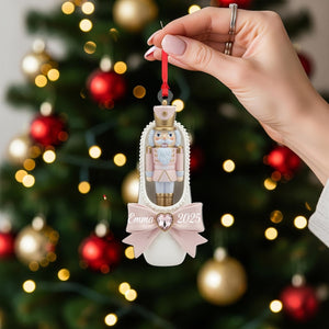 Personalized Nutcracker Soldier Ornament 2025 Hanging Decoration with Custom Name