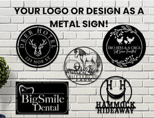 Custom Metal Sign, Your Custom Text Here Sign, Your Logo Here Decor, Personalized Logo Sign, Custom Design Metal Sign , Custom Business Gift