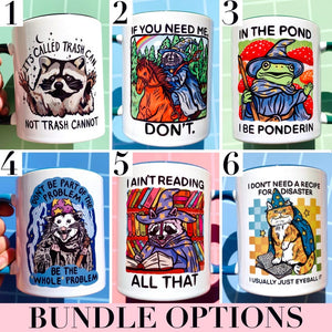 Mug Bundle Coworker Christmas Gift Bulk Employee Gift Funny Coffee Cup Hilarious Step Dad Stocking Stuffer Cute Gift for Her Ironic Mug