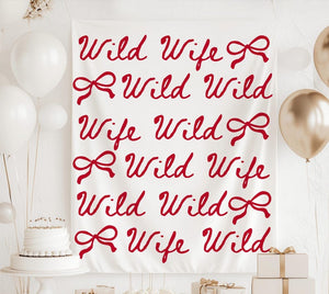 Wild Wild Wife Bachelorette Banner, Wild Wild Wife Bachelorette Decor, Nashville Bachelorette Banner, Western Bachelorette Backdrop