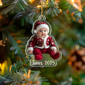 Personalized Family Photo Style Ornament, Custom Picture Ornament, Portrait Christmas Ornament, Family Photo Gift, Christmas Ornament 2025