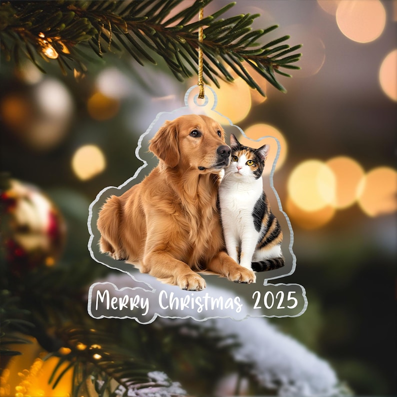 Personalized Family Photo Style Ornament, Custom Picture Ornament, Portrait Christmas Ornament, Family Photo Gift, Christmas Ornament 2025