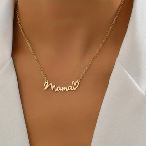 Personalized Name Necklace for Mom, Custom Nameplate Gift for Her,Dainty Gold Jewelry,Mother's Day Wedding Birthday Present,Love Gifts