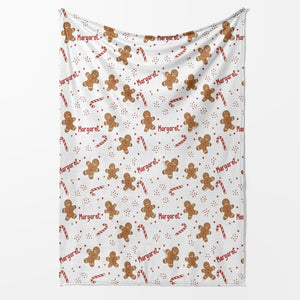 Personalized Kids Christmas Blanket Custom Name Christmas