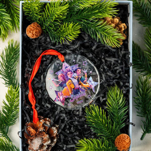 Personalized KPOP Huntrix Ornament, Custom Kpop Demon Hunter Ornament, Decor Christmas Gift for Demon Hunter Fan