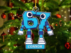 67 Brain Rot Ornament, Meme Figurine, Unique Gift for Gamers & Streamers, 2D Ornament, Christmas Ornament 2D Flat Ornament