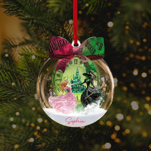 Wicked Inspired 2D FLAT Ornament, Glinda and Elphaba Ornament, Broadway Movie Gift