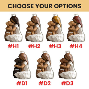 Personalized Dog Memorial Ornament Girl with Dogs Keepsake