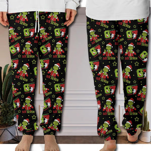 67 Meme Pajamas Pants, Six Seven Christmas Pajama Pants, Christmas Pants, Funny Holiday Loungewear Cozy Unisex Xmas Loungewear