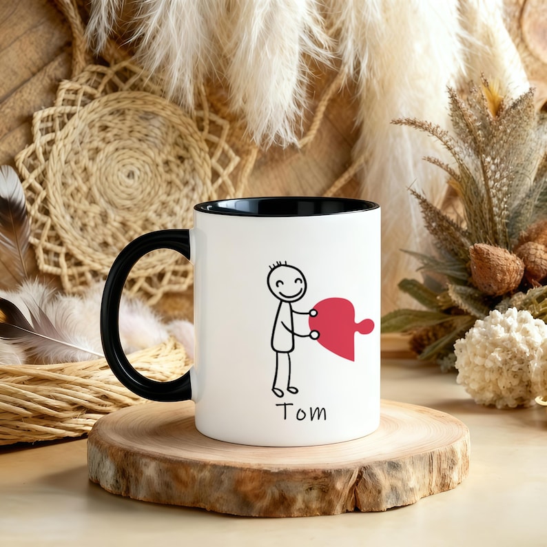 Couple Coffee Mugs, Couple Gift, Girlfriend Gifts, Romantic Gifts for Boyfriend, Custom Couple Gift,Funny Gift for Him, Valentine Couple Mug