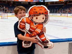 Hockey Player Plush Gift,Custom Hockey Fan Gift,Hockey Doll,Hockey with Name,Personalized Sports Pillow,Hockey Lover Player Fans Gifts