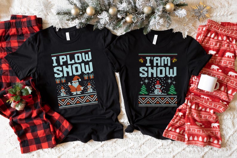 Funny Matching Couples Shirt, Christmas vulgar shirts