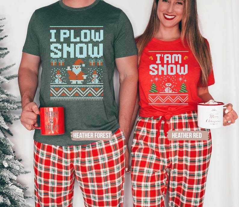 Funny Matching Couples Shirt, Christmas vulgar shirts
