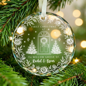 First Christmas at Our New Home Ornament,Housewarming Gift,Gifts for Couple