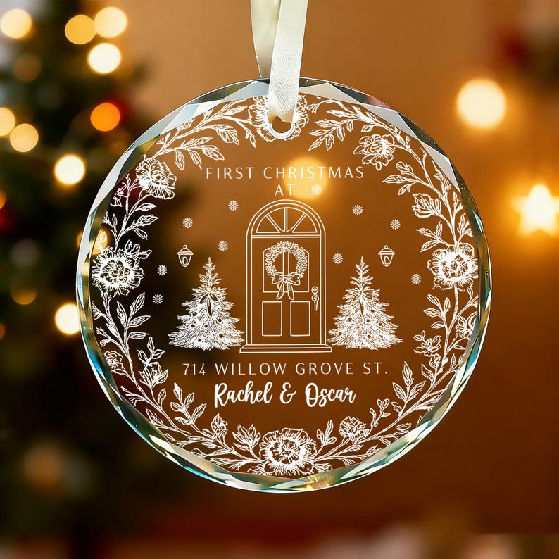 First Christmas at Our New Home Ornament,Housewarming Gift,Gifts for Couple